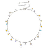Boogzel Apparel Cute Daisies Choker Necklace, view 4