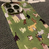 Boogzel Apparel Cute Dogs Pattern iPhone Case, view 3