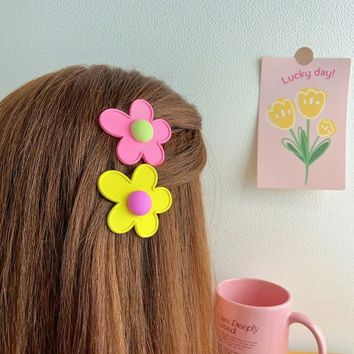 Boogzel Apparel Cute Flower Aesthetic Hair Clips