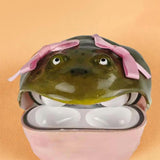 Boogzel Apparel Cute Frog Airpods Case, view 4