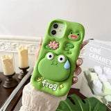 Boogzel Apparel Cute Frog iPhone Case, view 5