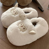 Boogzel Apparel Cute Lamb Fluffy Slippers, view 4