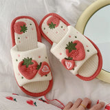 Boogzel Apparel Cute Strawberry Slippers, view 4