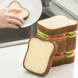 Boogzel Apparel Cute Toast Dishwashing Sponge, view 3