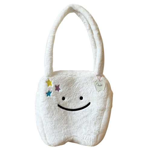 Boogzel Apparel Cute Tooth Plush Tote