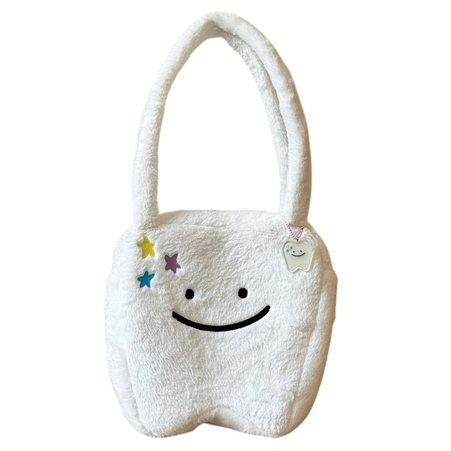 Boogzel Apparel Cute Tooth Plush Tote