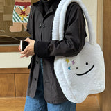 Boogzel Apparel Cute Tooth Plush Tote, view 5