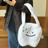 Boogzel Apparel Cute Tooth Plush Tote, view 6