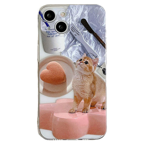 Boogzel Apparel Cutie Cat iPhone Case