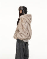 Boogzel Apparel Cyber Angel Reversible Bomber Jacket, view 3