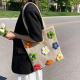 Boogzel Apparel Daisy Crochet Tote Bag, view 4