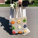 Boogzel Apparel Daisy Crochet Tote Bag, view 5