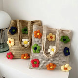 Boogzel Apparel Daisy Crochet Tote Bag, view 6