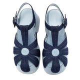 Boogzel Apparel Daisy Denim Platform Sandals, view 3