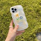Boogzel Apparel Daisy Flower iPhone Case, view 3
