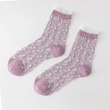 Boogzel Apparel Daisy Frilly Socks, view 3