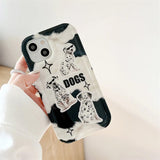 Boogzel Apparel Dalmatian Dog iPhone Case, view 2