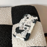 Boogzel Apparel Dalmatian Dog iPhone Case, view 3