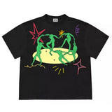 Boogzel Apparel Dancing Aliens Graphic T-Shirt, view 3