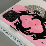 Boogzel Apparel Dancing Cats iPhone Case, view 2