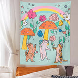 Boogzel Apparel Dancing Cats Wall Tapestry, view 3