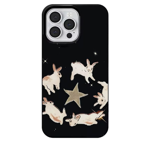 Boogzel Apparel Dancing Rabbits iPhone Case