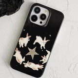 Boogzel Apparel Dancing Rabbits iPhone Case, view 3