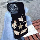 Boogzel Apparel Dancing Rabbits iPhone Case, view 4
