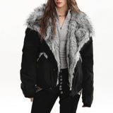 Boogzel Apparel Dangerous Pretty Fur Trim Jacket, view 2