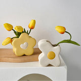 Boogzel Apparel Danish Pastel Ceramic Flower Vase, view 3