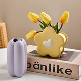 Boogzel Apparel Danish Pastel Ceramic Flower Vase, view 4