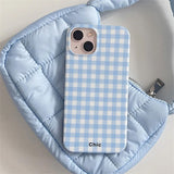 Boogzel Apparel Danish Pastel Checkered IPhone Case, view 4