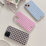 Boogzel Apparel Danish Pastel Checkered IPhone Case, view 5