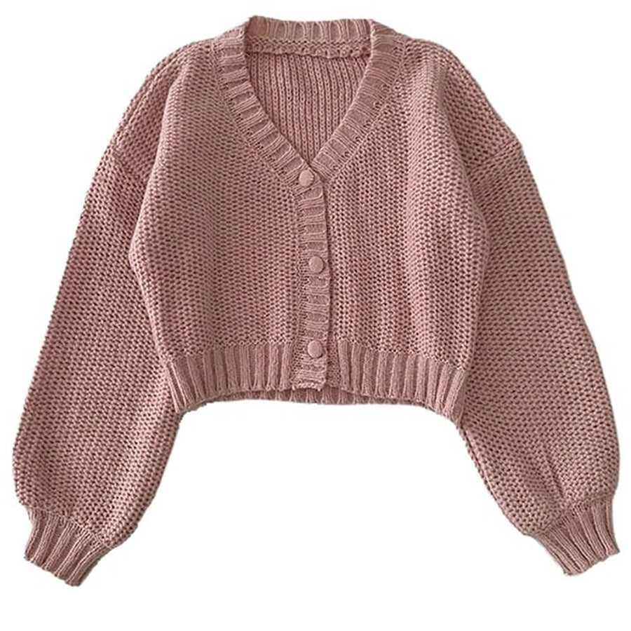 Boogzel Apparel Danish Pastel Cropped Cardigan