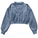 Boogzel Apparel Danish Pastel Cropped Cardigan, view 2