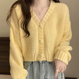 Boogzel Apparel Danish Pastel Cropped Cardigan, view 5