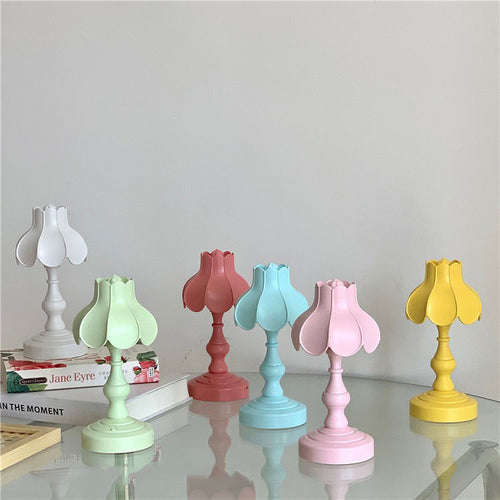 Boogzel Apparel Danish Pastel Lotus Desk Lamp