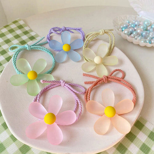 Boogzel Apparel Danish Pastel Flower Hair Tie Set