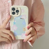 Boogzel Apparel Danish Pastel Flower iPhone Case, view 3