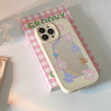 Boogzel Apparel Danish Pastel Flower iPhone Case, view 4
