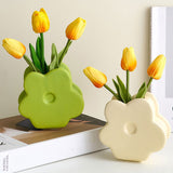 Boogzel Apparel Danish Pastel Flower Shaped Vase, view 2