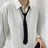 Boogzel Apparel Dark Academia Black Tie, view 2