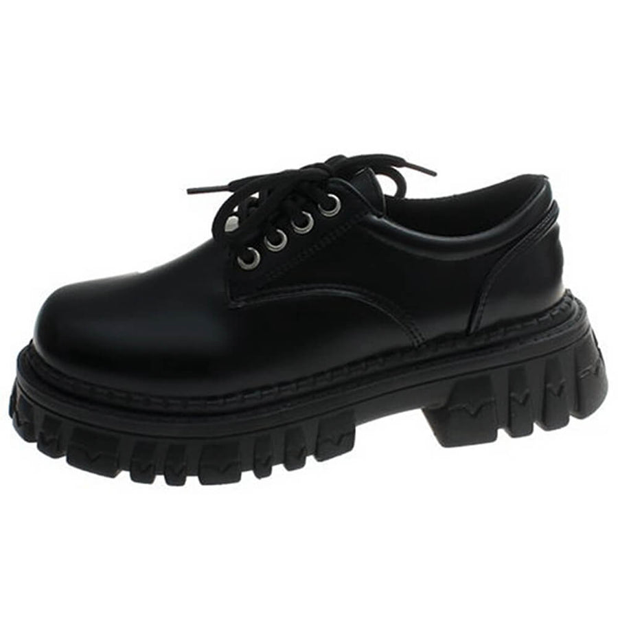 Boogzel Apparel Dark Academia Chunky Platform Boots