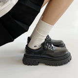 Boogzel Apparel Dark Academia Chunky Platform Boots, view 3