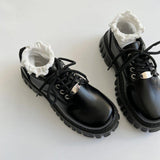 Boogzel Apparel Dark Academia Chunky Platform Boots, view 5