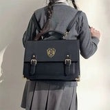Boogzel Apparel Dark Academia Messenger Bag, view 4