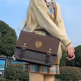 Boogzel Apparel Dark Academia Messenger Bag, view 5