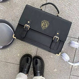 Boogzel Apparel Dark Academia Messenger Bag, view 6