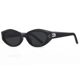 Boogzel Apparel Dark Mirage Slim Cat Eye Sunglasses, view 2