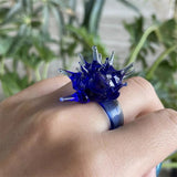 Boogzel Apparel Deep Sea Aesthetic Spiky Ring, view 3
